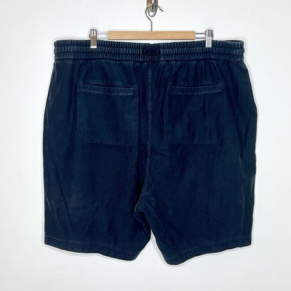 Athleta Farallon Bermuda Shorts Faded Black Womens 24 Cotton Knit Drawstring - Picture 7 of 9